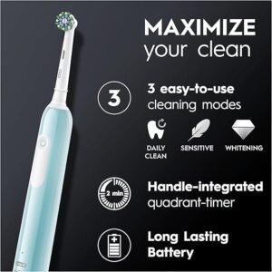 Oral-B Pro 1 Electric Toothbrushes For Adults With 3D Cleaning