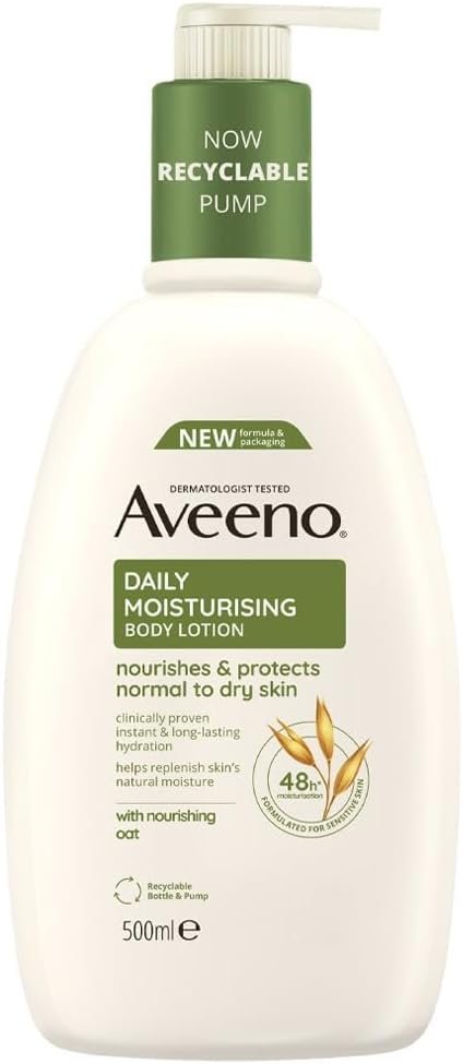 Aveeno Daily Moisturising Body Lotion, With Soothing Oats & Rich Emollients