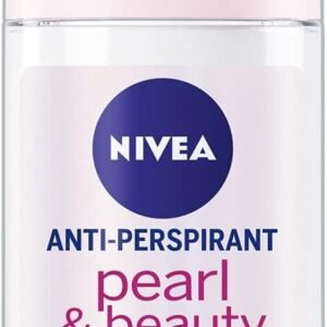 NIVEA Pearl & Beauty Anti-Perspirant Deodorant Roll-On (50 ml, Pack of 6)