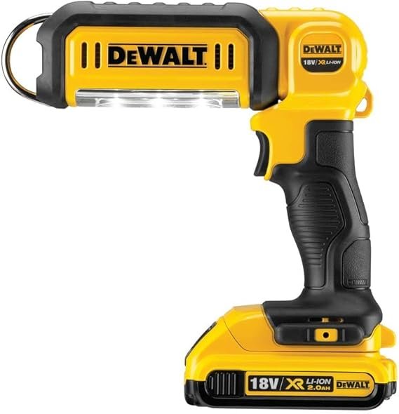 DEWALT DCL050-XJ 18 V XR Handheld Yellow LED Area Light, Bare Unit, Multi