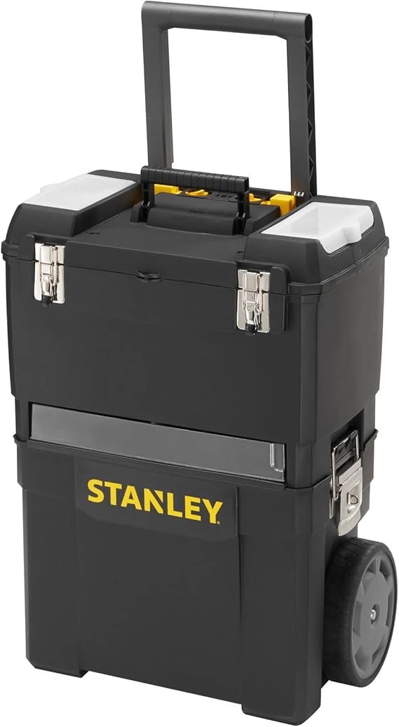STANLEY Mobile Work Centre Toolbox, 2 Tier Stackable Units, 1-93-968