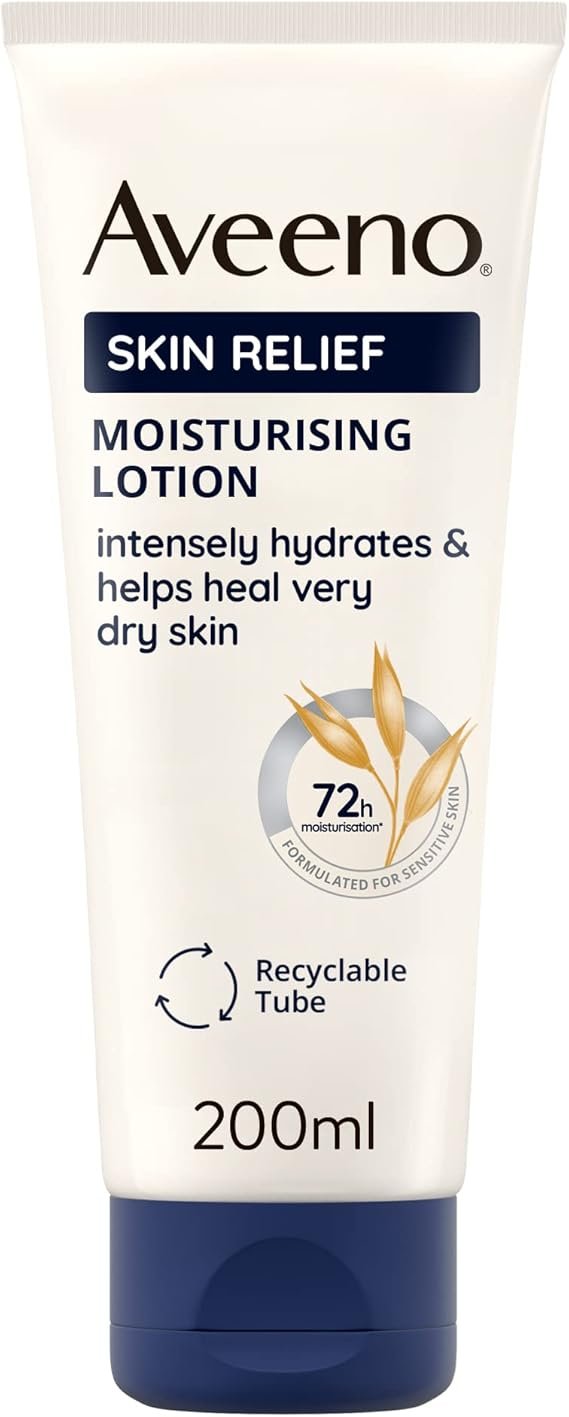Aveeno Skin Relief Moisturising Lotion, With Soothing Triple Oat Complex & Shea Butter, Suitable For Sensitive Skin