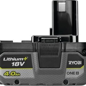 RYOBI RB1840X 18V One Plus Lithium Plus 4.0Ah Compact Battery, Black