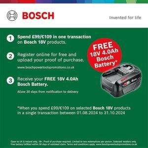 Bosch Home and Garden Cordless Combi Drill EasyImpact 18V-40