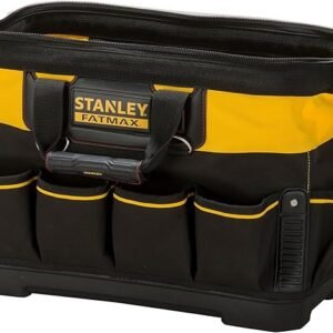 STANLEY FATMAX Technician Tool Bag, Heavy Duty 600 Denier and Leather, 1-93-950