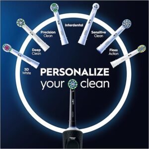 Oral-B Vitality Pro 2x Electric Toothbrushes For Adults, 2 Toothbrush Heads