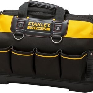 STANLEY FATMAX Technician Tool Bag, Heavy Duty 600 Denier and Leather, 1-93-950