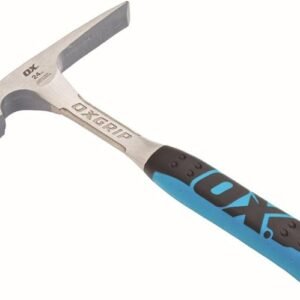 OX OX-P082424 Pro Brick Hammer 24 oz - Geological Hammer with Comfortable Grip Handle - Chipping Hammer - Fossil Tool