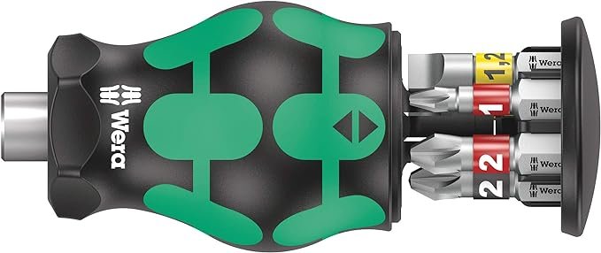 Wera Kraftform Kompakt Stubby Magazine 2, 6 Pieces,