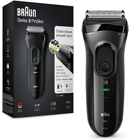 Braun Series 3 ProSkin Electric Shaver, Electric Razor for Men With Pop Up Precision Trimmer