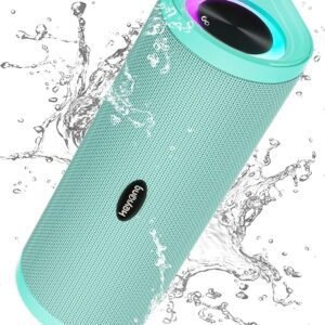HEYSONG Portable Bluetooth Speaker, Waterproof Wireless Outdoor Speakers Gifts for Men - Green