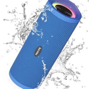 HEYSONG Portable Bluetooth Speaker, Waterproof Wireless Outdoor Speakers Gifts for Men - Blue