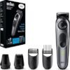 Braun Beard Trimmer Series 5 & Hair Clippers, 40 Length Settings, Rechargeable