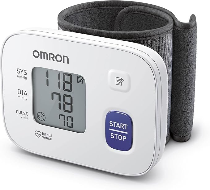 OMRON RS1 Automatic Wrist Blood Pressure Monitor for Home Use or on The Go – Clinically Validated, Blood Pressure Machine