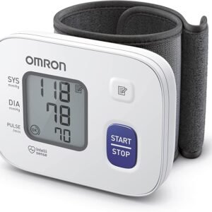 OMRON RS2 Wrist Blood Pressure Monitor, clinically validated Blood Pressure Machine with Preformed Cuff