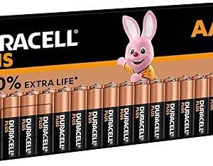 Duracell Plus AA Batteries (36 Pack) - Alkaline 1.5V - Up To 100% Extra Life - Reliability For Everyday Devices - 0% Plastic Packaging - 10 Year Storage - LR6 MN1500