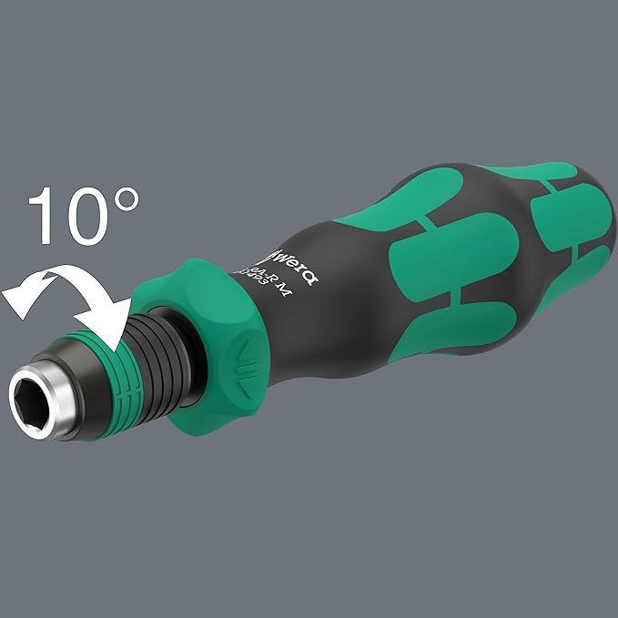 Wera 838 RA-R M Bits-Handhalter, with Ratchet functionality, 1/4"