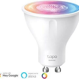 Tapo Wi-Fi GU10 LED Bulbs, Multicolour LED Spotlight Bulbs, 16 Million Colours