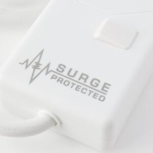 pro elec plpl15330pl 2 m Switched and Surge Protected 4 Gang Extension Lead white