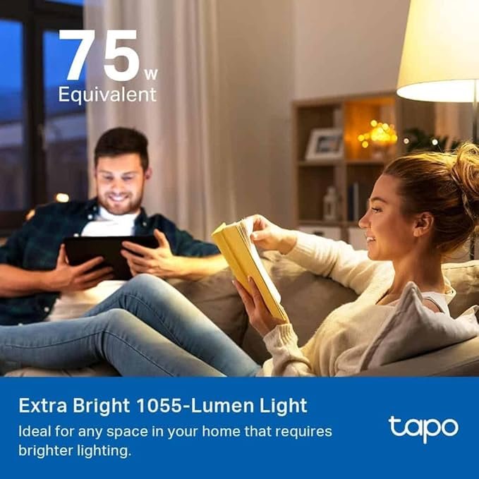 Tapo Smart Bulb, B22 Multicolor Smart Light Bulb, 8.3W