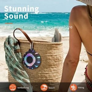 HEYSONG Waterproof Bluetooth Speaker, Shower Speaker with HD Kayak, Gifts for Girl, Teen