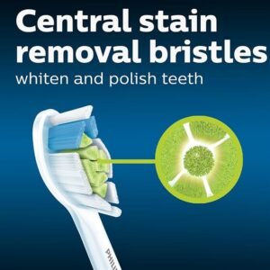 Philips Sonicare Original W2 Optimal White Standard Sonic Toothbrush Heads - 8 Pack