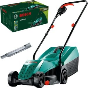Bosch Home and Garden Electric Lawnmower Arm 3200, 1200 W, Cutting Width 32 cm
