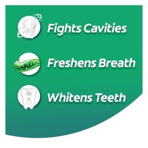 Colgate Max Fresh Whitening Toothpaste with Mini Strips, Clean Mint Toothpaste for Bad Breath