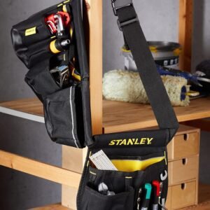 STANLEY Essential Tool Belt Pouch Apron, Multiple pockets, Integrated Hammer Loop