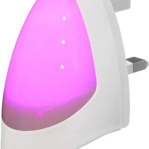 Pink Automatic LED Night Light - Plug in & Energy Saving Dusk 2 Dawn LED Night Light Sensitive Night Light