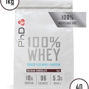 PhD Nutrition 100 Percent Whey Belgian Chocolate Protein Powder