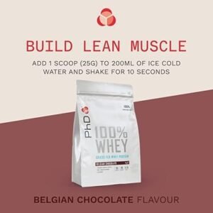 PhD Nutrition 100 Percent Whey Belgian Chocolate Protein Powder