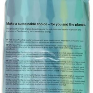 TePe Select Toothbrush, Extra Soft, Mixed Pack, 6pcs, Easy Plaque Removal with Tapered Brush Heads,