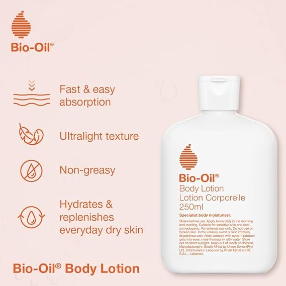 Bio-Oil Body Lotion 175ml - Ultra-Light Body Moisturiser for Dry Skin