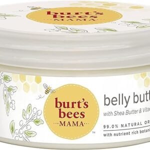 Burt's Bees Stretch Mark Cream & Pregrancy Belly Butter, With Nourishing Shea Butter & Vitamin E, 185g