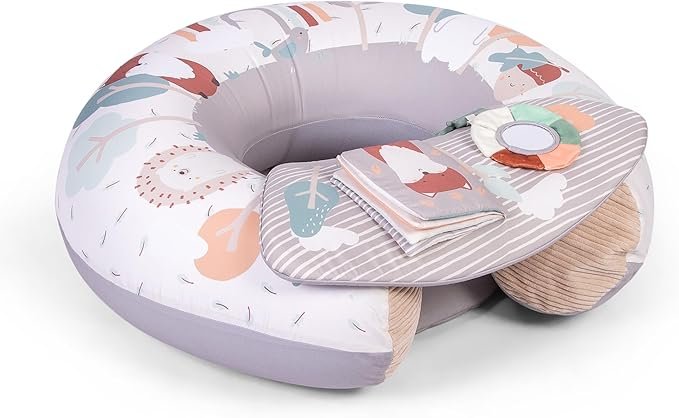 Red Kite Sit Me Up Inflatable Ring - Ring Seat with Play Tray & Activities (Woodland Walks)