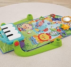 Fisher-Price Baby Play Mat | Kick & Play Baby Gym Play Mat for Infants to 3 Year Olds with Light Up Piano
