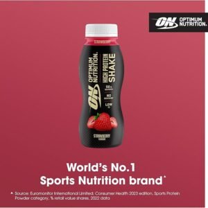 Optimum Nutrition High Protein Shake Bottles, Ready To Drink Healthy Snacks,
