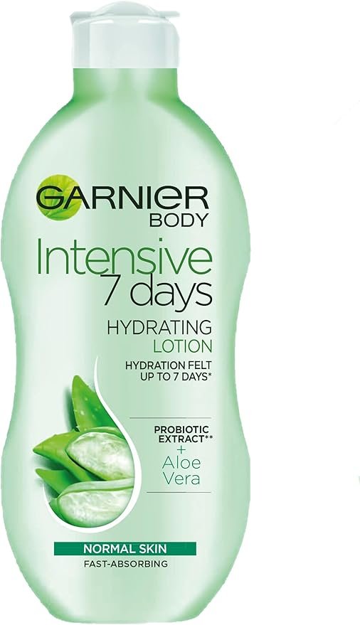 Garnier Intensive 7 Days Aloe Vera Probiotic Extract Body Lotion Normal Skin