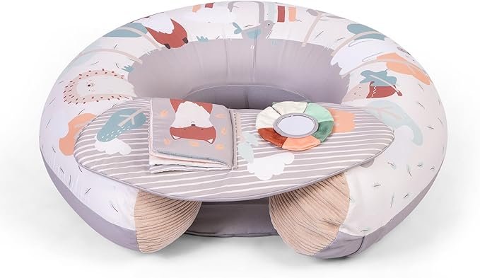 Red Kite Sit Me Up Inflatable Ring - Ring Seat with Play Tray & Activities (Woodland Walks)