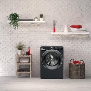 Hoover H-WASH 500 HW 49AMBCB WIFI Connected 9Kg 1400 Rpm Washing Machine, Black (31010810)