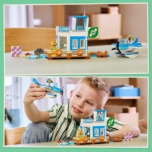 LEGO Animal Crossing Fly with Dodo Airlines Airport Playset, Plane Toy for 7 Plus Year Old Girls & Boys