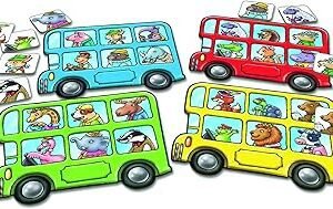 Orchard Toys Little Bus Lotto Mini Game, Small and Compact, Travel Game