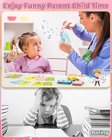 Talking Flash Cards Early Educational Toys for 3-6 Year Old Baby Boys Girls