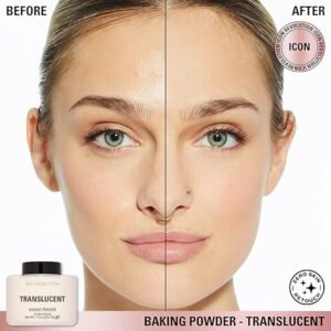 Revolution Beauty, Losse Bakpoeder, Verlengt Make-up Draagbaarheid, Verpakking Kan Variëren, 32g