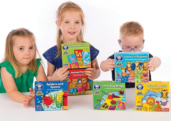 Orchard Toys Little Bug Bingo - Compact Mini Games for Boys, Girls, and Toddlers