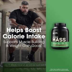 Optimum Nutrition Serious Mass Protein Powder with Creatine, Glutamine,