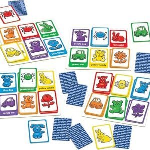 Orchard Toys Red Dog Blue Dog Lotto Game, A Fun First Matching and Memory Game, Perfect For Children Aged 2-5, Develops Memory Skills