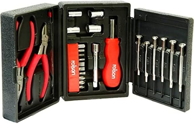Rolson 36039 25 pc Mini Tri Fold Tool Kit