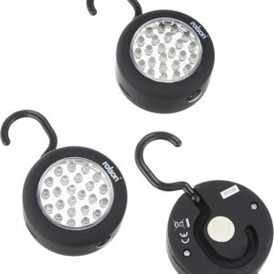 Rolson 90005 3 pc 24 LED Lamp with Hook and Magnet